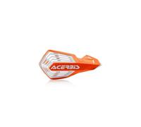 ACERBIS X-FUTURE HANDGUARDS (VIEW DESCRIPTION FOR FITMENT DETAILS); ORANGE/WHITE