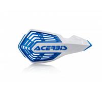 ACERBIS X-FUTURE HANDGUARDS (VIEW DESCRIPTION FOR FITMENT DETAILS); WHITE/BLUE