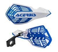 ACERBIS X-FUTURE HANDGUARDS (VIEW DESCRIPTION FOR FITMENT DETAILS); WHITE/BLUE
