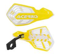 Acerbis X-Future MX Handguards Yellow White Husaberg FE 250 350 450 2013 2014