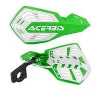 Acerbis X-Future Vented MX Handguards Green White Kawasaki KX 250 X 2021 - 2024