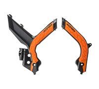 Acerbis X-Grip Frame Protector Guards Black Orange For KTM XCF-W 450 2023