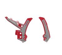 Acerbis X-Grip Frame Guards For Gas Gas EC250 EC300 EC-F 2024 2025 Red Grey