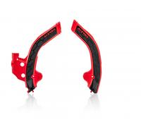 Acerbis X-Grip Frame Guards For Honda Africa Twin 1100L 2020-2024 Black Red