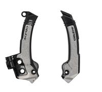Acerbis X-Grip Frame Guards For Husqvarna TC125 TC250 FC250 2023-2025 Black Grey