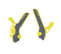 Acerbis X-Grip Frame Guards For Suzuki DRZ400 & DRZ400SM 2000-2023 Grey Yellow