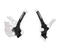 Acerbis X-Grip Frame Guards For Yamaha YZ85 2022 2023 2024 2025 White Black