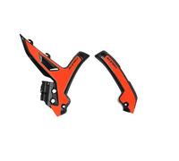 Acerbis X-Grip Frame Guards - KTM SX 125/250/300 & SXF 250/350/450 2023-24 - Black/Orange