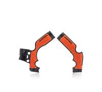 Acerbis X-Grip Frame Guards - KTM SX65 2014-23 - Black/ Orange