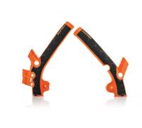 Acerbis X-Grip Frame Guards - KTM SX85 2013-17, Husqvarna TC85 2014-17 - Orange