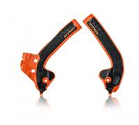 Acerbis X-Grip Frame Guards - KTM SX85 2019-23, Husqvarna TC85 2018-23 - Orange