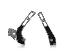 Acerbis X-Grip Frame Protector Guards Silver Blue For Fantic XX 125 2021-2025