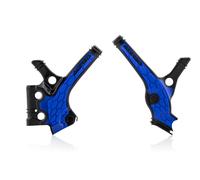 YAMAHA YZ 85 2019-2021 ACER LUE FRAME GUARDS PROTECTORS BLACK / BLUE