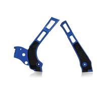 Acerbis X-Grip Frame Protector Guards Blue For Fantic XX 250 2021-2024