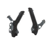 Acerbis X-Grip Frame Protector Guards Grey Black For Suzuki DRZ 400E 2000-2023