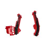 Acerbis X-Grip Frame Protector Guards Red Black For Husqvarna TC 50 2017-2023