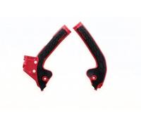 Acerbis X-Grip Frame Protector Guards Red Black For Husqvarna TC 85 2018-2024