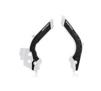 Acerbis X-Grip Frame Protector Guards White Black For Gas Gas MC 350 F 2022-2023