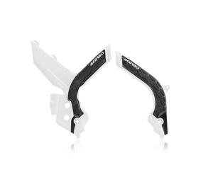Acerbis X-Grip Frame Protector Guards White Black For KTM XC-F 250 2019-2022