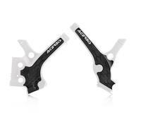 Acerbis X-Grip Frame Protector Guards White Black For Yamaha YZ 85 2019-2021