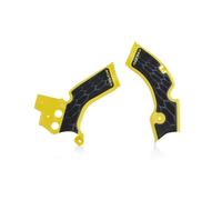 Acerbis X-Grip Frame Protector Guards Yellow Black For Suzuki RM-Z 250 2010-18