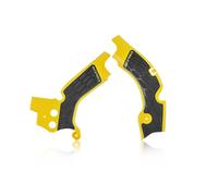 Acerbis X-Grip Frame Protector Guards Yellow Black For Suzuki RM-Z 450 2008-17