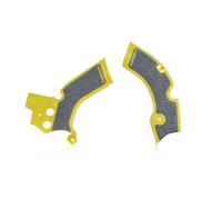 Acerbis X-Grip Frame Protector Guards Yellow Grey For Suzuki RM-Z 250 2010-2018