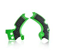 KAWASAKI KX 250 KX250 2020 ONLY ACER RAME GUARDS BLACK & GREEN