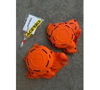 ACERBIS X-POWER CLUTCH & IGNITION COVER KTM XC 250 300 TPI 2023-2024 ORANGE