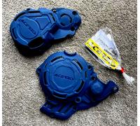 ACERBIS X-POWER CLUTCH & IGNITION COVERS HUSQVARNA FX 350 2023-2024 BLUE