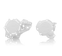 ACERBIS X-POWER ENGINE / CLUTCH / IGNITION COVER KIT HUSQVARNA TC/TE 2020-21 WHT