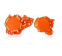 Acerbis X-Power Engine Cover Set KTM SX 250 17-18, EXC 250/200 17-19 Orange