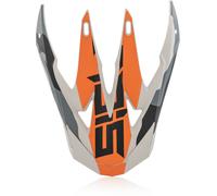 Acerbis X-Racer VTR Helmet Peak, grey-orange for Men