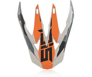 Acerbis X-Racer VTR Helmet Peak, grey-orange for Men