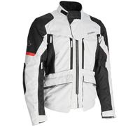 Acerbis X-Rover waterproof Motorcycle Textile Jacket, black-grey-red, size S for Men