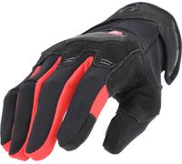 Acerbis X-Street Motorcycle Gloves, black/red, size M