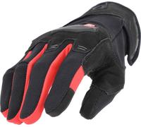 Acerbis X-Street Motorcycle Gloves, black/red, size S