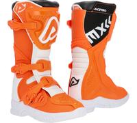 Acerbis X-Team JR Kids Motocross Boots, white-orange, size 35