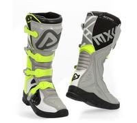 Acerbis X-Team Motocross Boots, grey-yellow, size 39