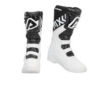 Acerbis X-Team New Model Motocross Supermoto Enduro Boots All Sizes 6-12 Boots Shoes, Black White, 40 EU