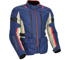 Acerbis X-Travel 2.0 Motorcycle Textile Jacket, blue/red, size XL