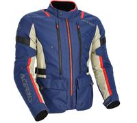Acerbis X-Travel 2.0 Motorcycle Textile Jacket, red-blue, size XL for Men