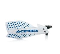 Acerbis X-Ultimate Handguards Pair w/Mounting Kit White/Blue MX Motocross