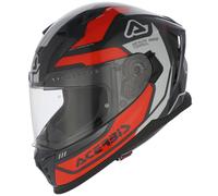 Acerbis X-WAY Full Face Motorcycle Helmet Graphic Glossy Orange Gray EC2206