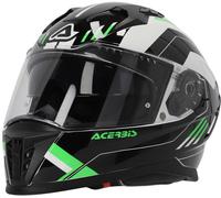 Acerbis X-Way Graphic Helmet, black/green, size L (59/60)