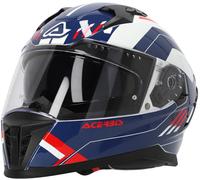 Acerbis X-Way Graphic Helmet, white/blue/red, size XL (60/61)