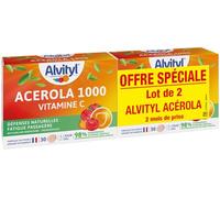 Acerola 1000 Chewable Set of 2 x 30 Tablets by Alvityl