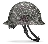 ACERPAL Full Brim Vented Senorita Muerte Tattoo/Skull Design Gloss Finish OSHA Hard Hat with 6-Point Suspension