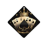 Aces Playing Cards Car Air Freshener Ocean Scent Long Lasting Tablets for Auto Hanging Fragrance