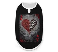 Aces Poker Playing Card Diamond Dog Shirt Sleeveless Pet Clothes Summer T-Shirts Tank Top for Small Puppy Cat